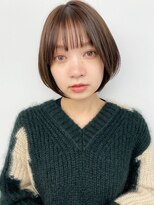 エルブロッサム 北上尾店(L-Blossom)&nbsp;秋色◎大人可愛い小顔ボブ！透明感オリーブベージュ