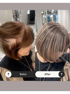 レディアル 大宮(REDEAL ope.) 白髪活かしハイライト