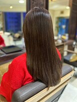 ヘアリゾート粋 ティガ 池袋店(tiga)&nbsp;透明感ブラウングレージュ/レイヤーカット/艶髪/髪質改善