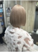 春に向けての ハイトーン ミルクティーベージュ