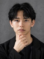 アウル 心斎橋(owl)&nbsp;ニュアンスパーマ×フェザーパーマ×センターパート×men's