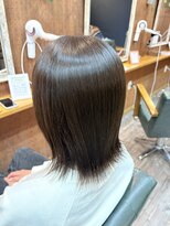 ヘアーサロン アトリエ(Hair salon ATORIE)&nbsp;ミディアム外ハネ透明感オリーブグレージュ