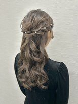 京都ヘアセット着付け専門サロン 夢館 五条店(yumeyakata)&nbsp;ゆるふわハーフアップ