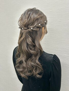 京都ヘアセット着付け専門サロン 夢館 五条店(yumeyakata) ゆるふわハーフアップ