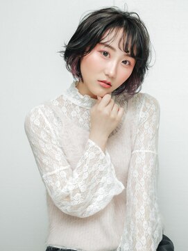 シー バイ ジョイ(SEE BY JOIE) 小顔ショート×インナーカラー