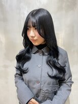 クプラ(Qpula) 韓国ウェーブ巻き/ブルーブラック