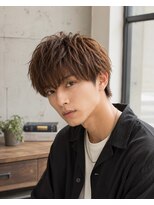 MEN's Baguz MEN'Sカット/ MEN'Sパーマ/ MEN'Sカラー 韓国風マッシュニュアンスパーマ束感ウェーブメンズヘア