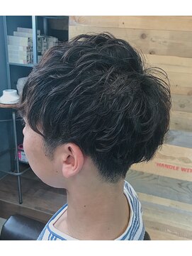 ヘアアイラッシュ リベット(hair eyelash RIVET) マッシュベース×ナチュラルパーマ