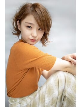 レスピア 銀座(Respia) うる艶カラーのふんわり外ハネボブ【銀座】