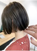簡単スタイリングボブ×ブランジュ