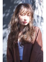 オースティン 錦糸町(AUSTIN) 大人かわいい前髪セシルカットココアブラウンフリンジウェーブ