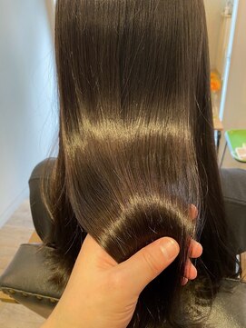 ロータス ヘアデザイン(LOTUS hair design.) 髪質改善ナチュラルストレートスタイル【縮毛矯正】【前髪縮毛】