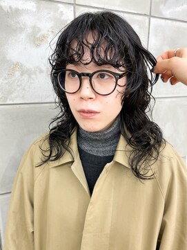 トゥコ(tuco) パーマポイント前髪パーマアンニュイミディアムウルフレイヤー