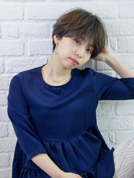 デイジー インデックスヘア 大島店(DAISY index hair) 耳かけアシンメトリーシースルー前髪大人ショート20代30代40代!