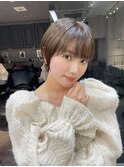 大人可愛いマッシュショート