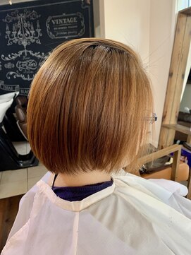 ヘアーサロン ココア(hair salon cocoa) コンパクトグロスボブ