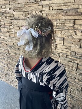 サンバイエム(#3/M) 卒業式着付け+ヘアセット