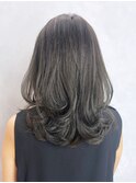 ダークカラーワンカールレイヤー_グレージュカラー_ba411711