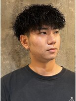 アルフレッド 瑞穂店(alfRed)&nbsp;ツーブロック 強め 束感 ツイストスパイラルパーマ マッシュ