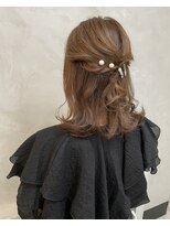 スロウ(sloe) お呼ばれハーフアップ