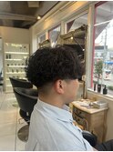 波巻きスパイラルパーマ　波巻きパーマ　スパイラルパーマ