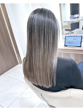 アッシュ 大宮店(Ash) ブリーチ修正バレイヤージュ