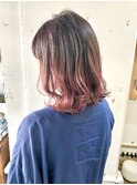 グラデーションカラー/アッシュカラー/ピンクカラー/外はね