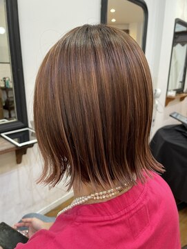 ジブドオブジェ(Jib d'obj) 八尾/ハイライト/髪質改善/酸性ストレート/バレイヤージュ