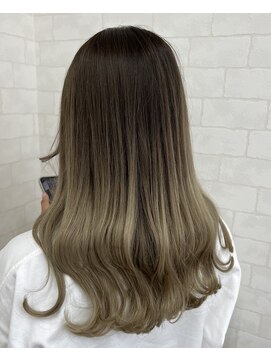 イイカンジヘア(iikanji hair) 【iikanji hair】ロング×バレイヤージュグラデーション
