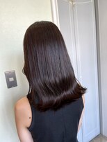 ナンバー 天王寺(NUMBER)&nbsp;艶カラーくびれ外ハネヘア