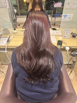 ファースト 仙台店(first) 黒髪 ボブルフ ネビージュ 小顔 ワンレン 髪質改善 前髪