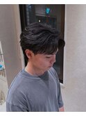 フェザーパーマ/フェザーショート/毛流れパーマ/メンズパーマ