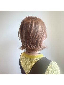 ヘアーラニッシュ 東松戸店(hair Lanish) 外ハネボブ×シナモンベージュ