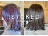 【ヘッドスパ付き☆】カット＋透明感カラー＋純度100%TR＋ヘッドスパ（15分）