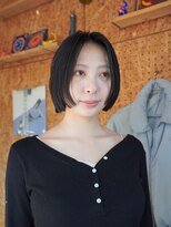 ノラ カマクラ(NORA kamakura)&nbsp;大人ボブ髪質改善ストレート前髪なしくびれショートボブ