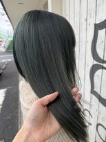 アコレ ミリュー 南草津店(ACCOLE milieu)&nbsp;やわらかカラー！暗めのグリーンカラー！！