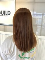 ギルド 清瀬店(GUILD)&nbsp;艶感ブラウンのストレートミディアム