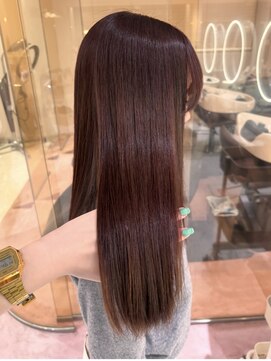 マイル 渋谷(mile) ブリーチなしピンクカラーベージュ