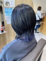 ヘアーオアシス ビオトープサン(Hair Oasis biotope SUN)&nbsp;ウルフ＆裾ブルーカラー