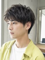カラン エ ノエル(Calin et Noel)&nbsp;Men's/メンズショート/ニュアンスパーマ/アップバング
