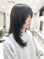hyon myon/RISEbyREVO 綾瀬店【ヒョンミョン】&nbsp;ハッシュカット/デザインカラー/グレージュ[綾瀬駅/韓国ヘア]