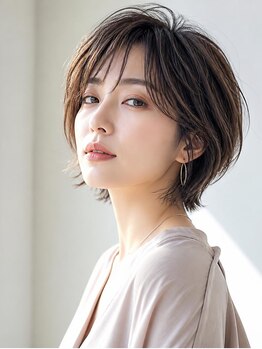 Elan by gut【エラン バイ グート】【11月8日 NEW OPEN（予定）】の写真/360度どこから見ても美しいシルエット◎骨格に合わせた「大人ショート」で洗練された印象へ♪