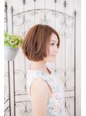 【miel hairbijoux】大人かわいいゆるふわ♪甘めスウィートボブ