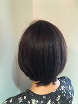 パティオンツー(PATIONN2)&nbsp;えり足を残したトップふんわりボブ弱酸性ストレートでまとまり感