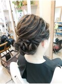 お呼ばれシニヨンヘアアレンジ【ヘアアレンジ立川/立川南】