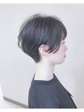 アナザヘアー なんば 高島屋前店(ANAZA hair) スッキリショート♪大人可愛い20代30代40代前下がりショートボブ