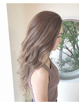 アンダーバーホワイト 阪神西宮店(_WHITE) ナチュラルハイライト ミルクティーベージュ