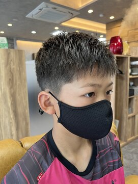 マインド サイトー ヘア アンド スパ mind saito hair&SPA キッズソフト刈り上げ×バックハイレイヤー