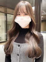 シティ(CITY)&nbsp;ブリーチなし透明感ロイヤルベージュ/韓国風ロングヘア【大塚】