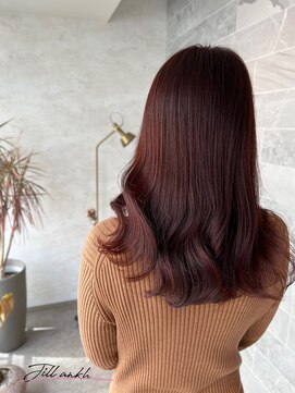 ジル アンク(Jill ankh) 《Jillankh 姫路駅前》フーシャピンク　暖色系　ブリーチなし